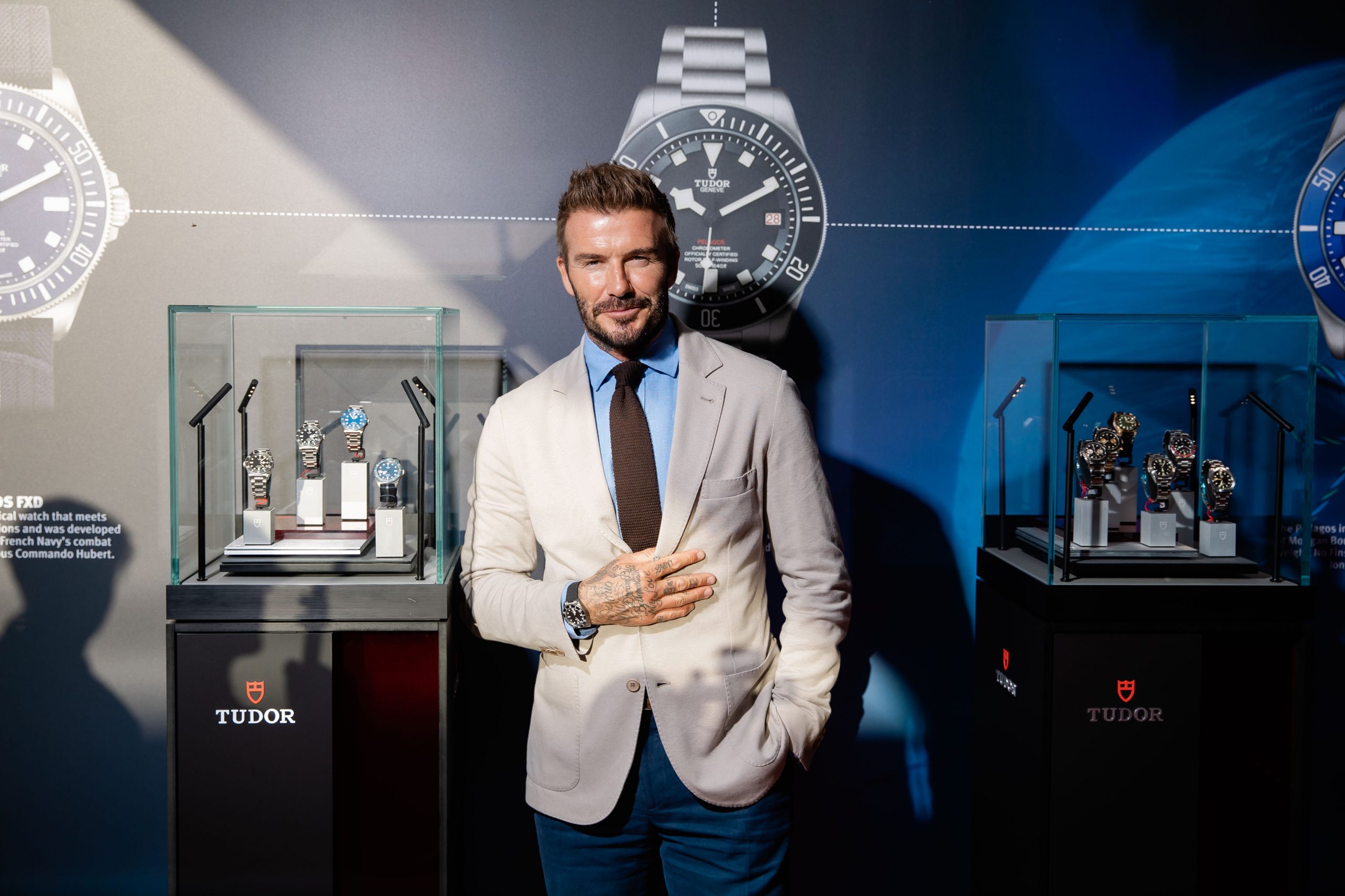 Ο David Beckham στην Αθήνα για το νέο Tudor Pelagos 39 #συνέντευξη